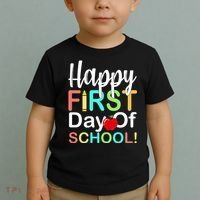 Happy First Day Of School Toddler T-Shirt thumb 2