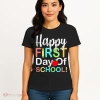 Happy First Day Of School Women's T-Shirt thumb 4
