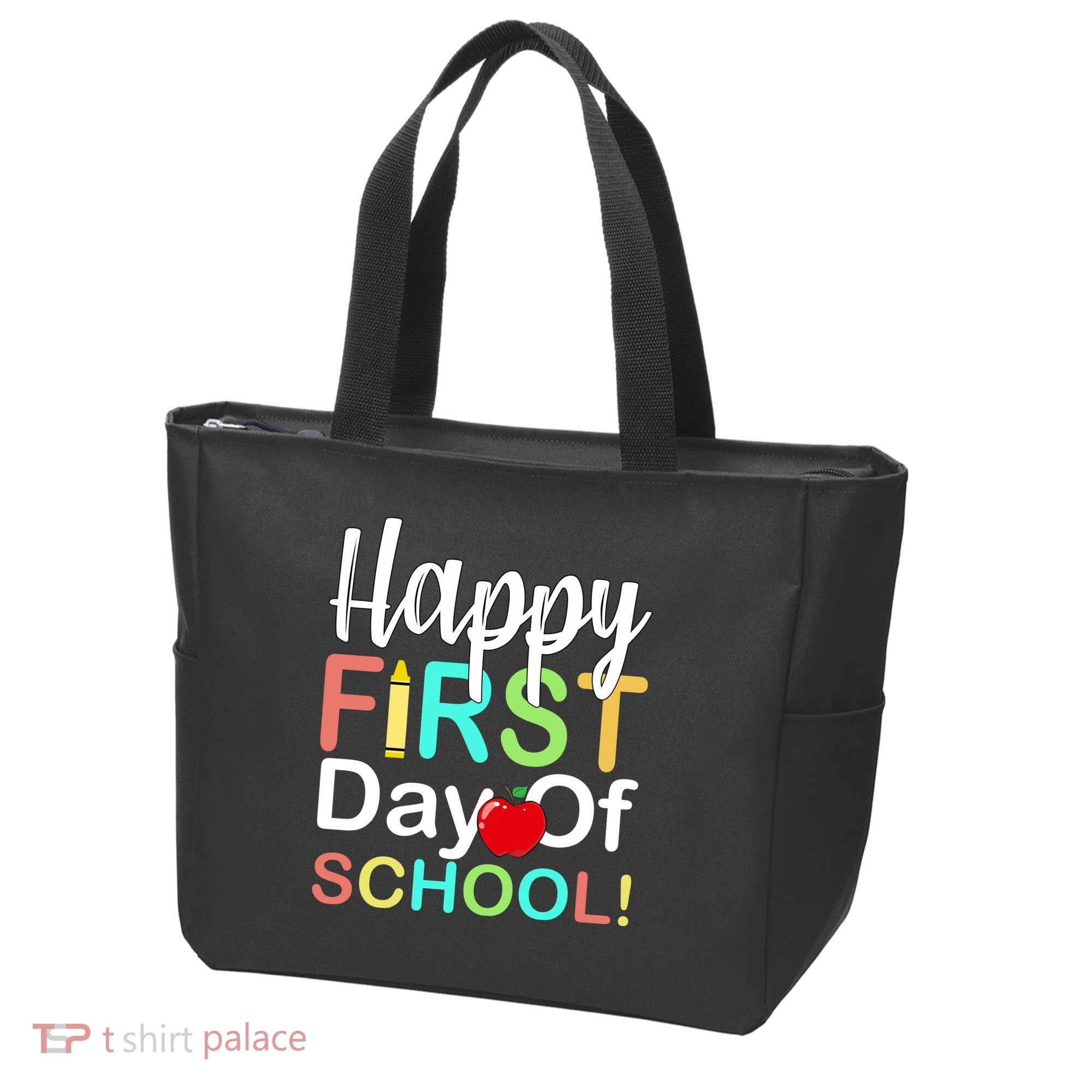 Happy First Day Of School Tote Bag