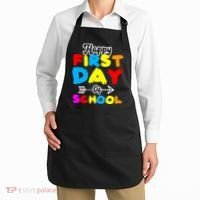 Happy First Day Of School Funny Back To School Apron thumb 2