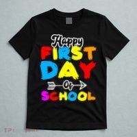 Happy First Day Of School Funny Back To School T-Shirt thumb 5
