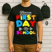 Happy First Day Of School Funny Back To School T-Shirt thumb 6