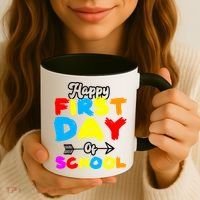 Happy First Day Of School Funny Back To School Coffee Mug thumb 3