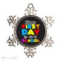 Happy First Day Of School Funny Back To School Ornament thumb 0