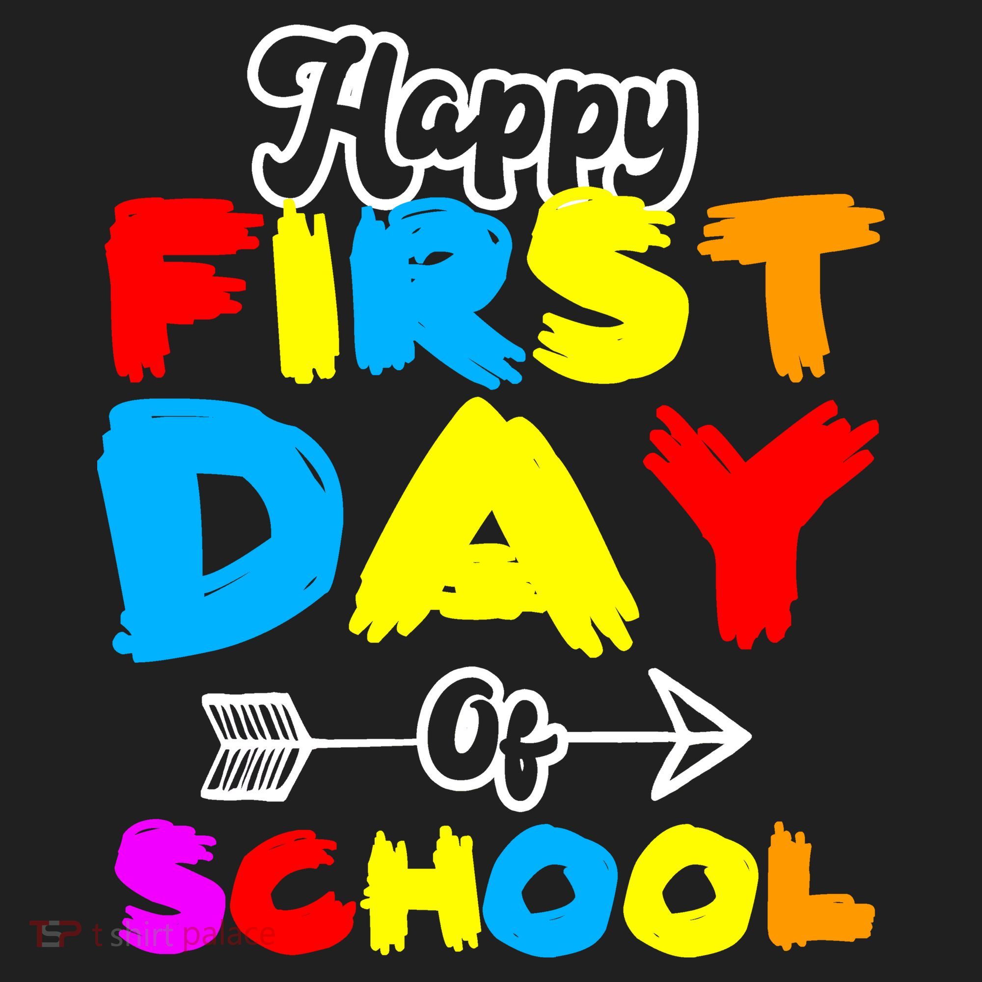 Happy First Day Of School Funny Back To School Golf Towel