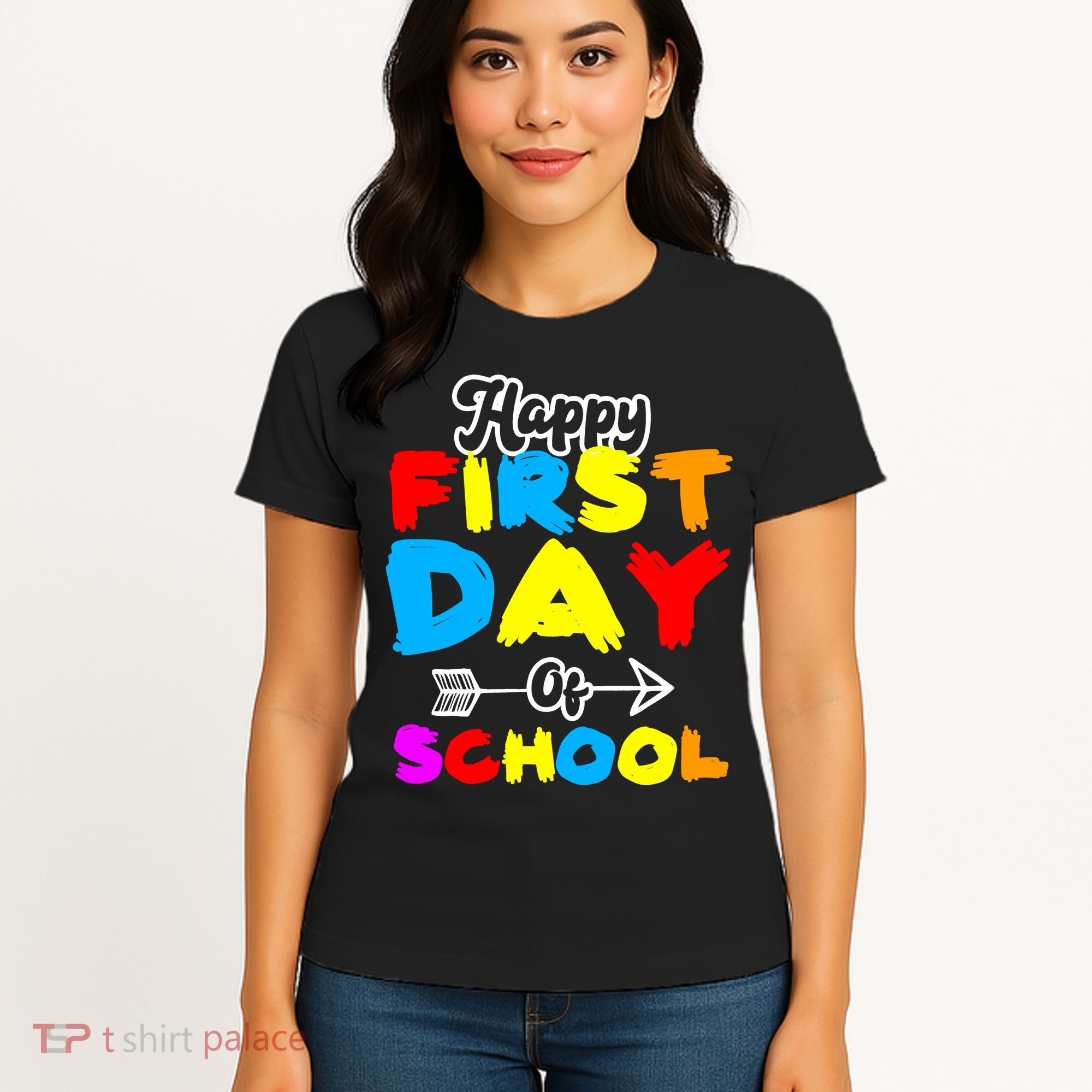 Happy First Day Of School Funny Back To School Women's T-Shirt