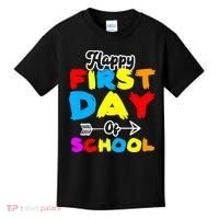 Happy First Day Of School Funny Back To School Kids T-Shirt thumb 0