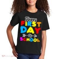 Happy First Day Of School Funny Back To School Kids T-Shirt thumb 2