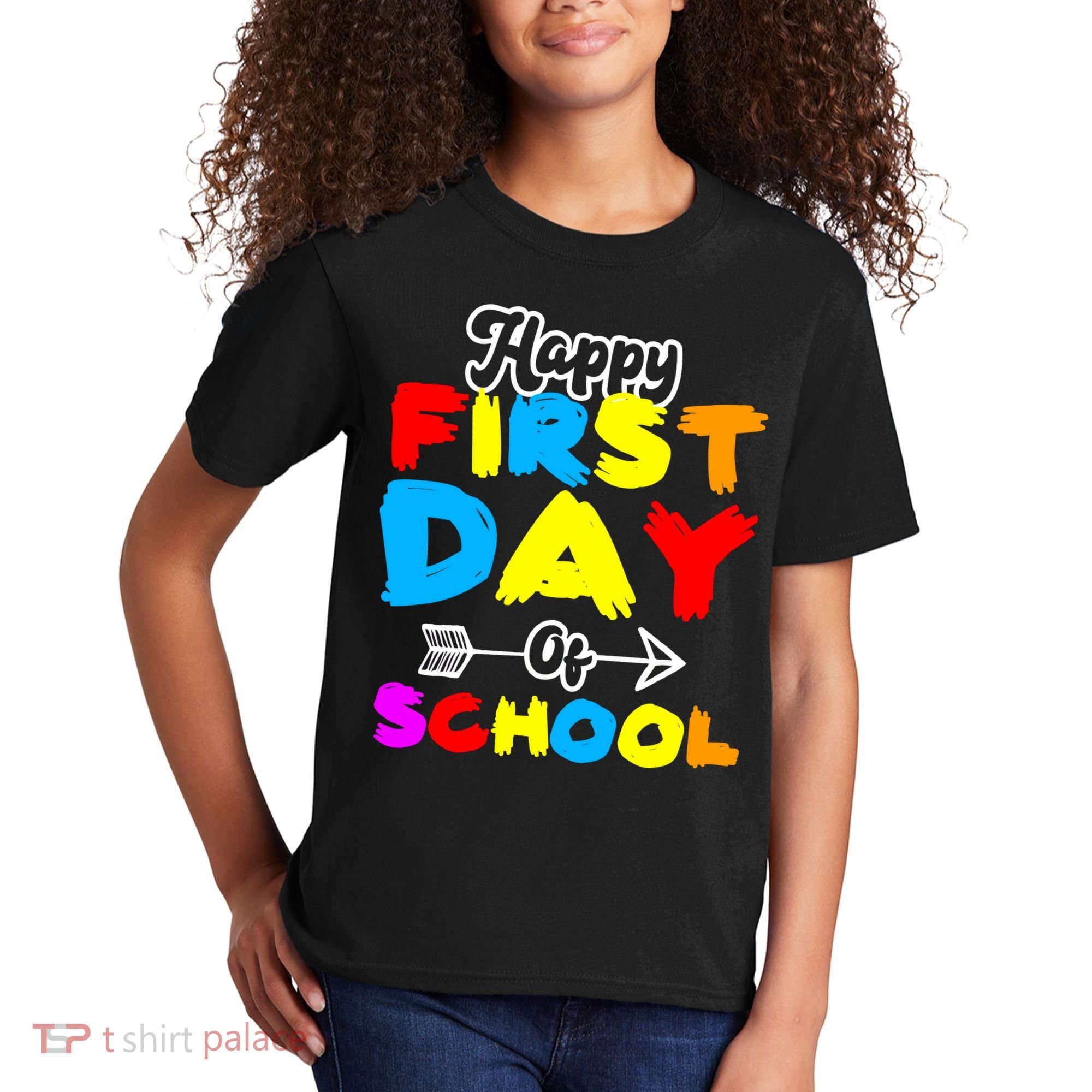 Happy First Day Of School Funny Back To School Kids T-Shirt