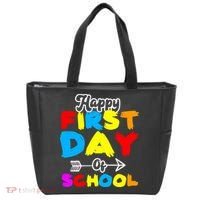 Happy First Day Of School Funny Back To School Tote Bag thumb 0