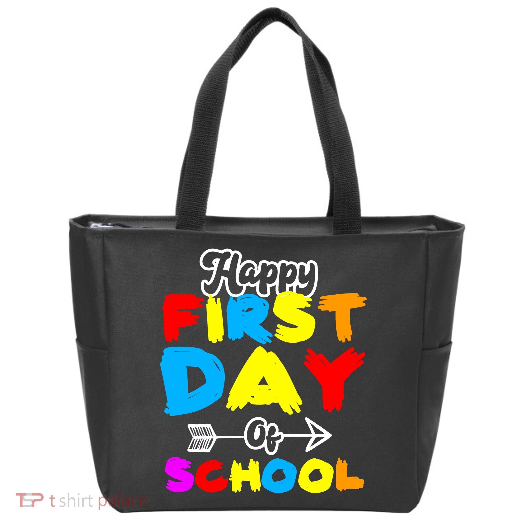 Happy First Day Of School Funny Back To School Tote Bag