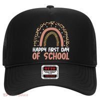 Happy First Day Of School Leopard Rainbow Hat thumb 0