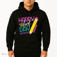 Happy First Day Of School Lets Do This Hoodie thumb 2
