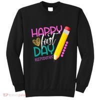Happy First Day Of School Lets Do This Sweatshirt thumb 0