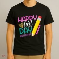 Happy First Day Of School Lets Do This T-Shirt thumb 3
