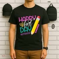 Happy First Day Of School Lets Do This T-Shirt thumb 6