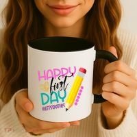 Happy First Day Of School Lets Do This Coffee Mug thumb 3