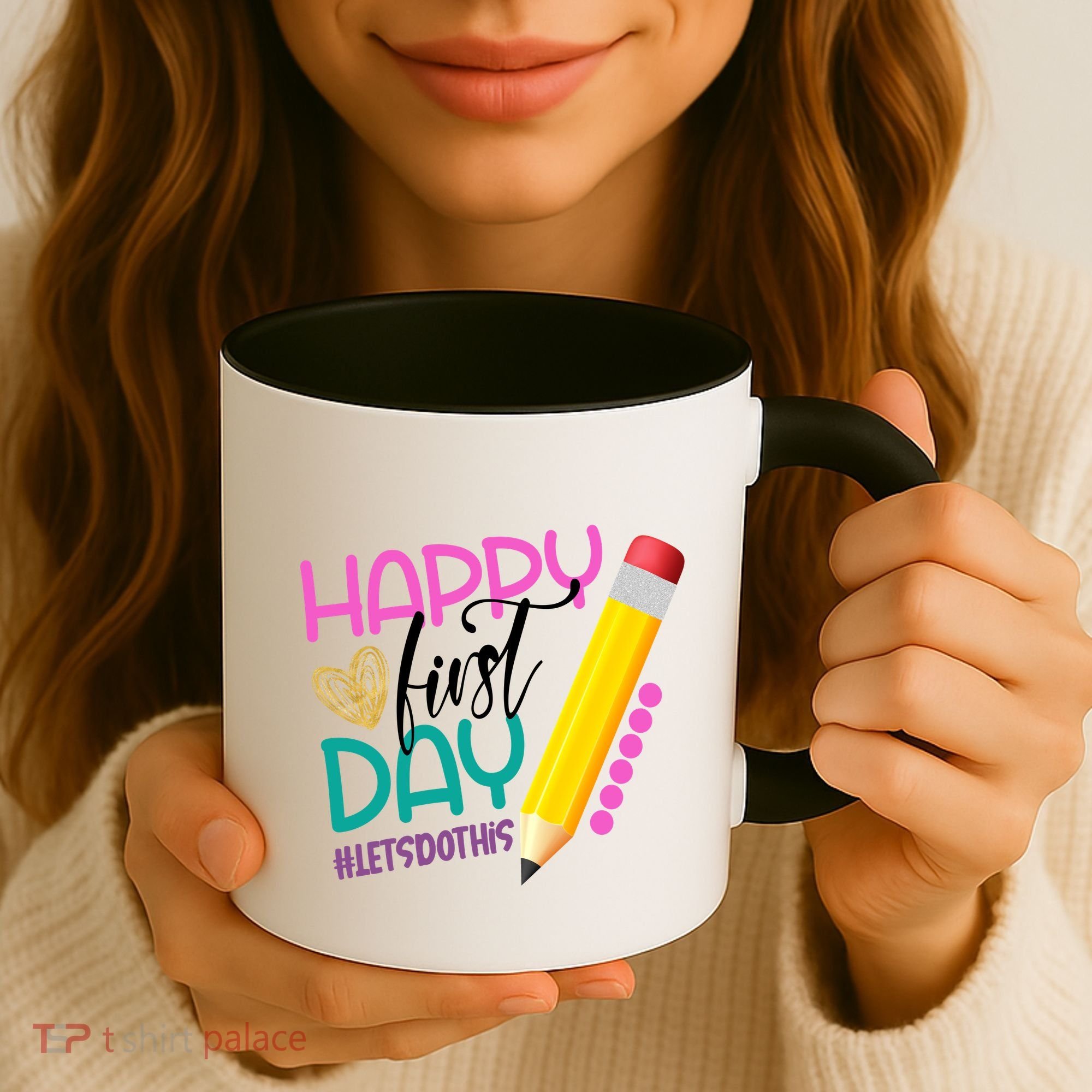 Happy First Day Of School Lets Do This Coffee Mug