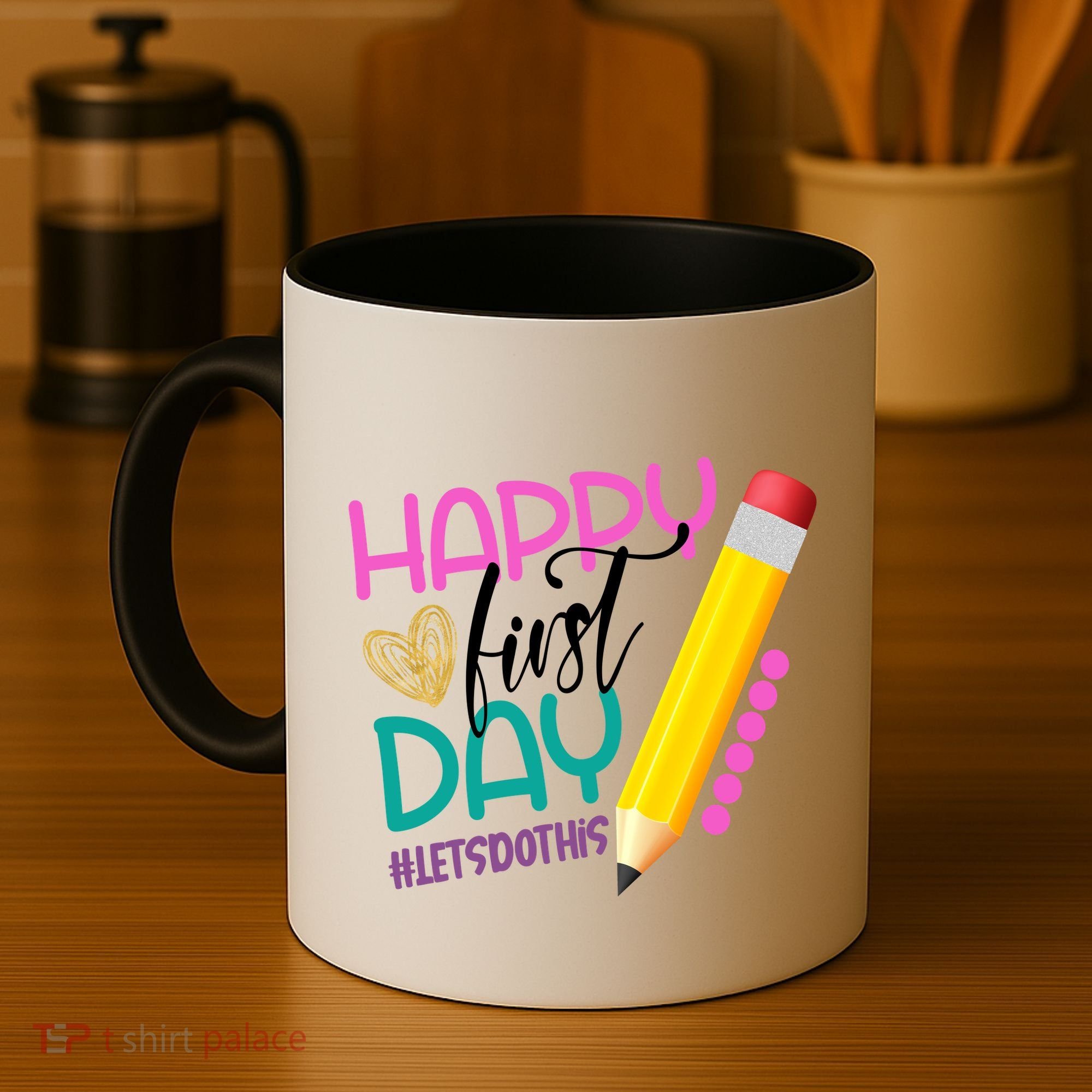 Happy First Day Of School Lets Do This Coffee Mug