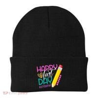 Happy First Day Of School Lets Do This Beanie thumb 0