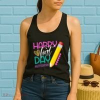 Happy First Day Of School Lets Do This Women's Tank Top thumb 2