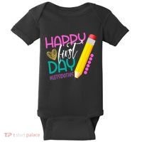 Happy First Day Of School Lets Do This Baby Bodysuit thumb 0