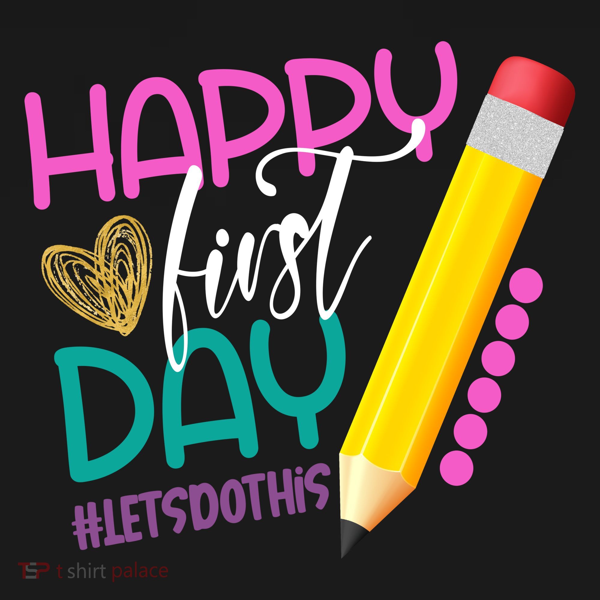 Happy First Day Of School Lets Do This Women's Long Sleeve Shirt