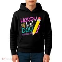 Happy First Day Of School Lets Do This Kids Hoodie thumb 4