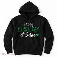 Happy First Day Of School Logo Hoodie thumb 0
