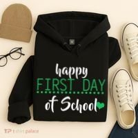 Happy First Day Of School Logo Hoodie thumb 4