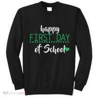 Happy First Day Of School Logo Sweatshirt thumb 0