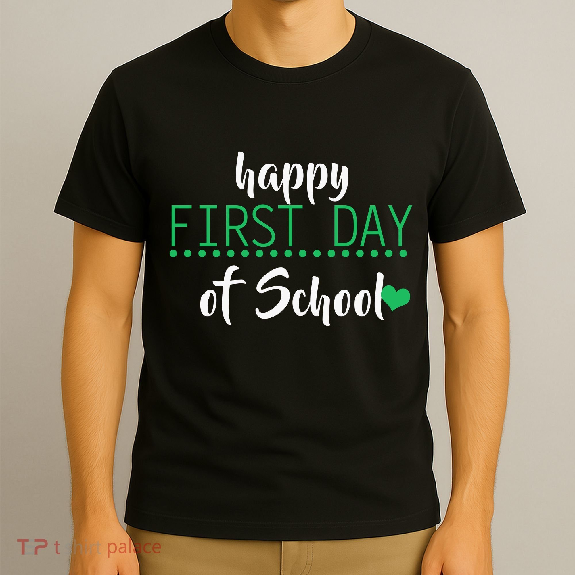 Happy First Day Of School Logo T-Shirt