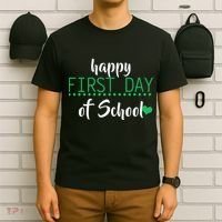 Happy First Day Of School Logo T-Shirt thumb 6
