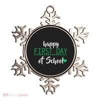 Happy First Day Of School Logo Ornament thumb 0