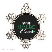 Happy First Day Of School Logo Ornament thumb 0