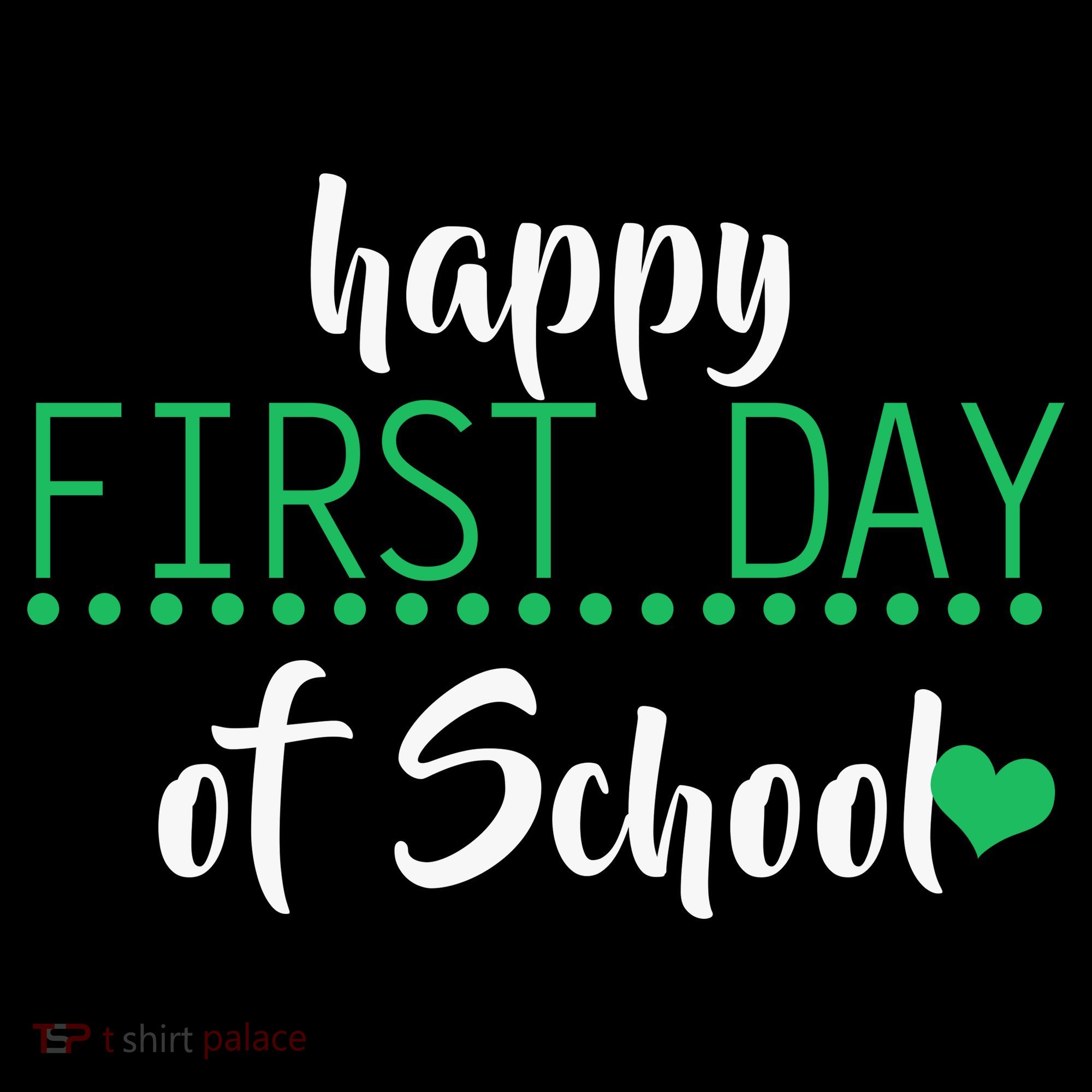 Happy First Day Of School Logo Ornament