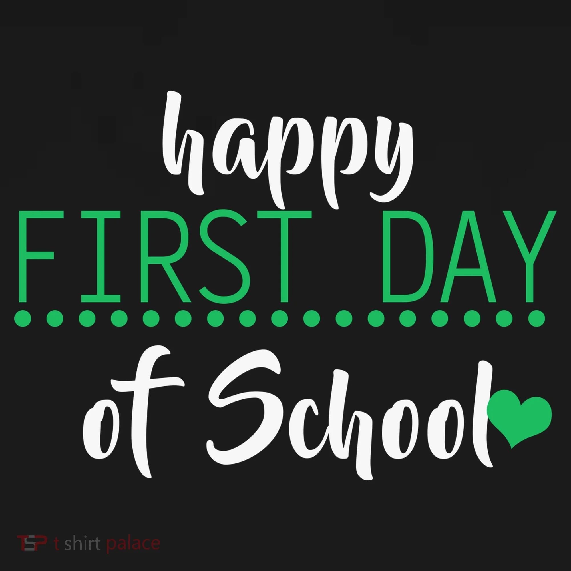 Happy First Day Of School Logo Ornament