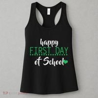 Happy First Day Of School Logo Women's Tank Top thumb 3