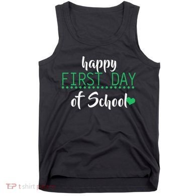 Happy First Day Of School Logo Tank Top