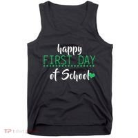 Happy First Day Of School Logo Tank Top thumb 0