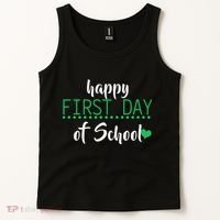 Happy First Day Of School Logo Tank Top thumb 2