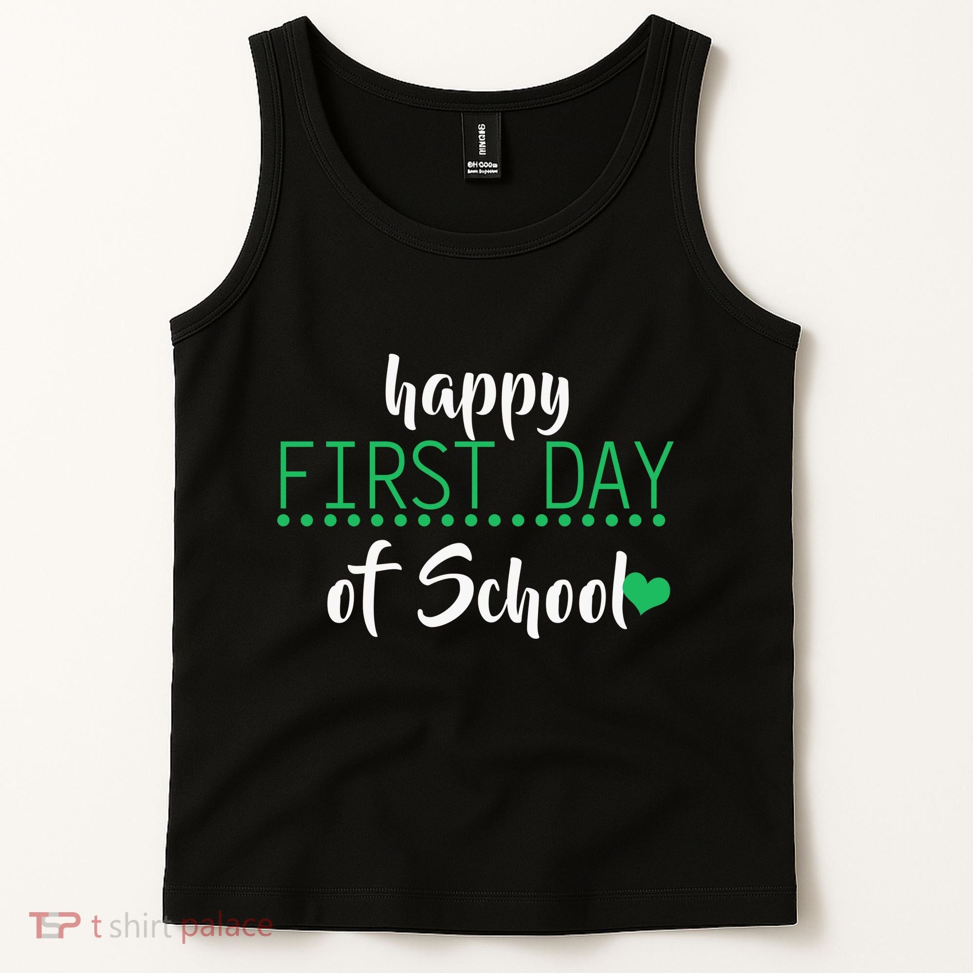 Happy First Day Of School Logo Tank Top
