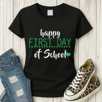 Happy First Day Of School Logo Women's T-Shirt thumb 3