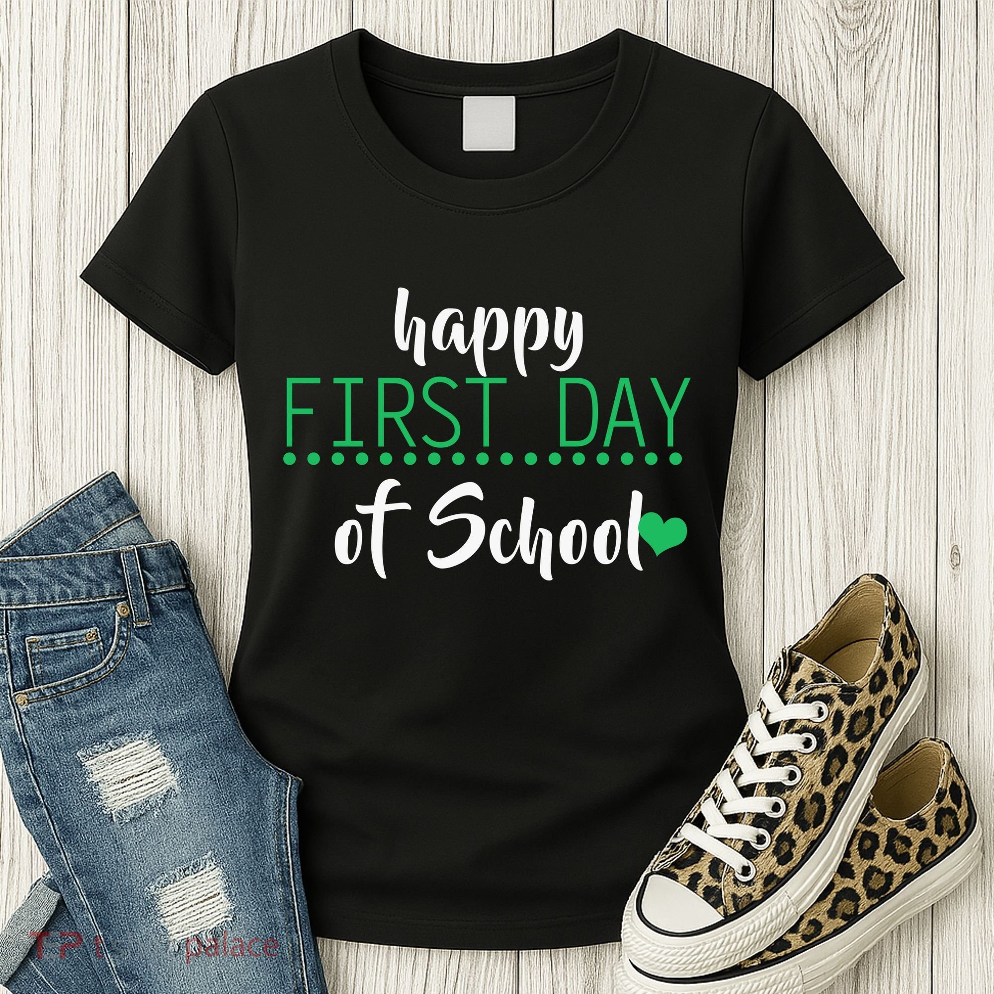Happy First Day Of School Logo Women's T-Shirt