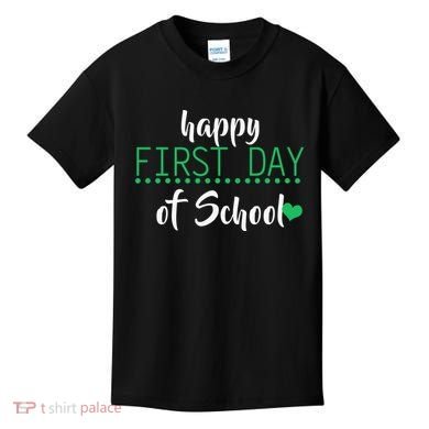 Happy First Day Of School Logo Kids T-Shirt