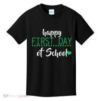 Happy First Day Of School Logo Kids T-Shirt thumb 0