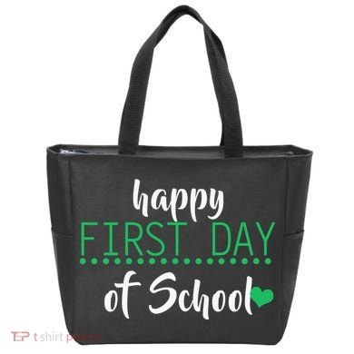Happy First Day Of School Logo Tote Bag