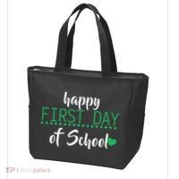 Happy First Day Of School Logo Tote Bag thumb 3