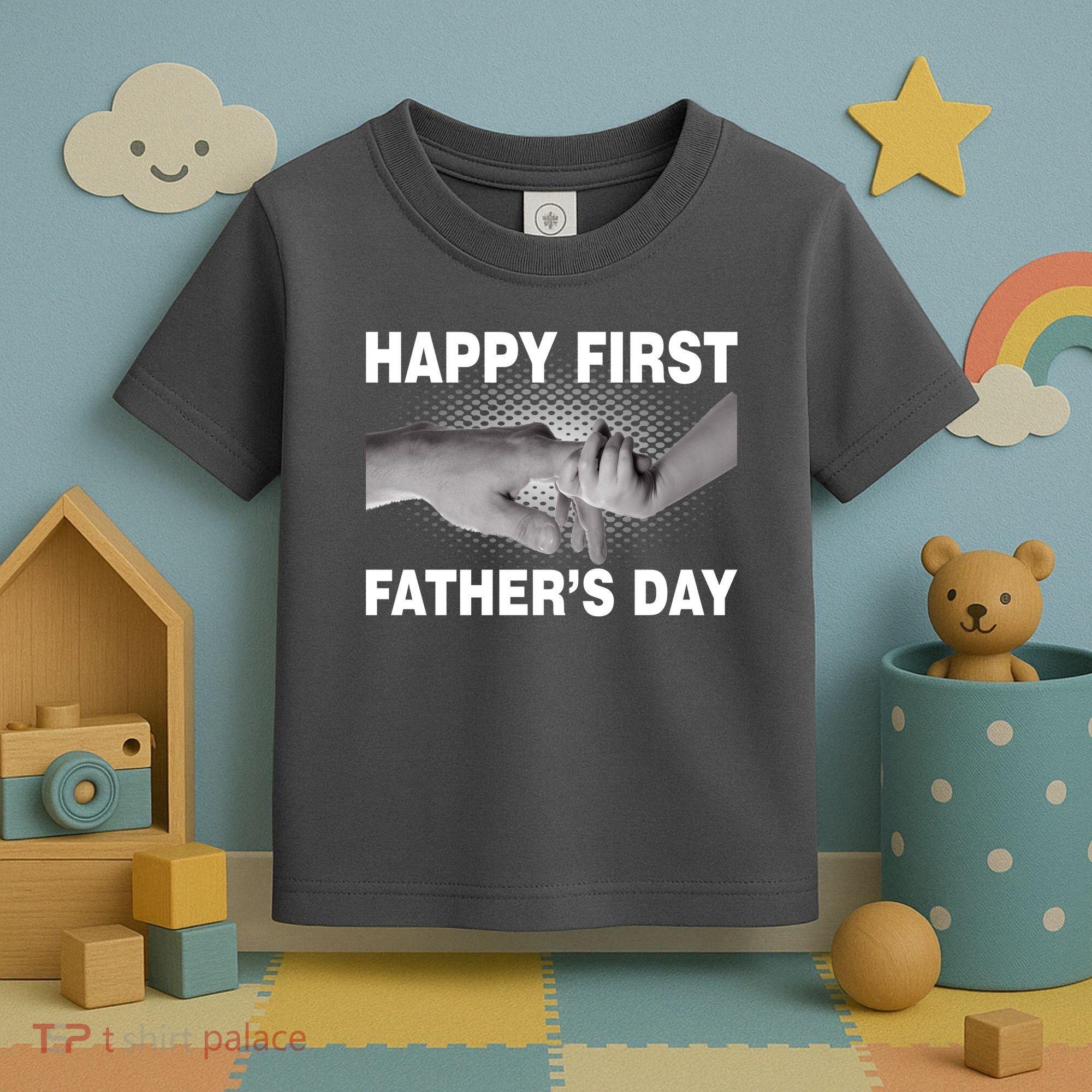 Happy First Father's Day Toddler T-Shirt