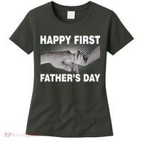 Happy First Father's Day Women's T-Shirt thumb 0